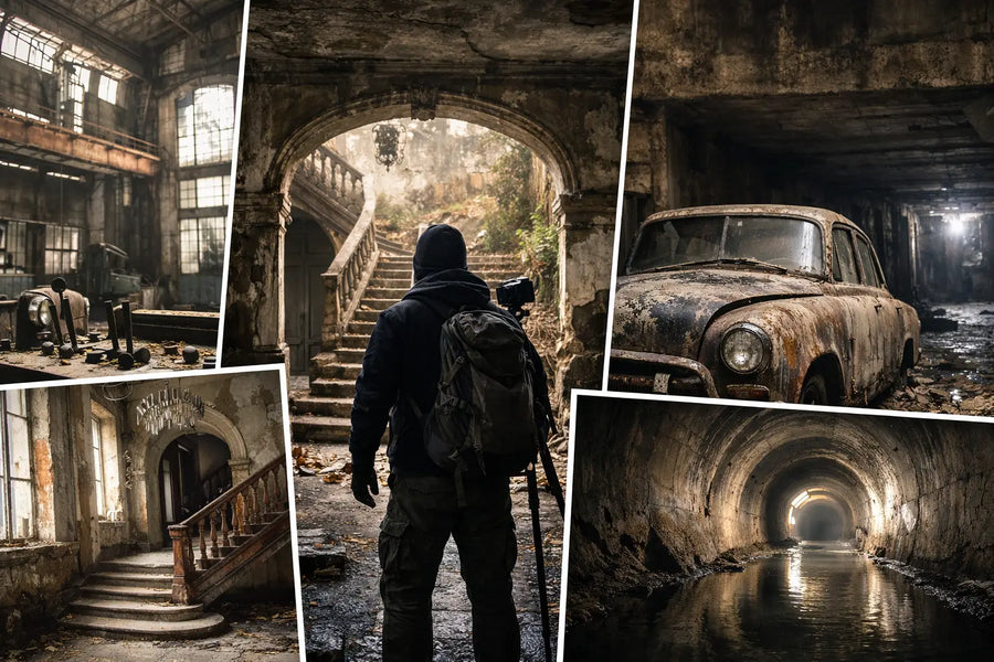 Vijf onderwerpen voor urbex fotografie in beeld