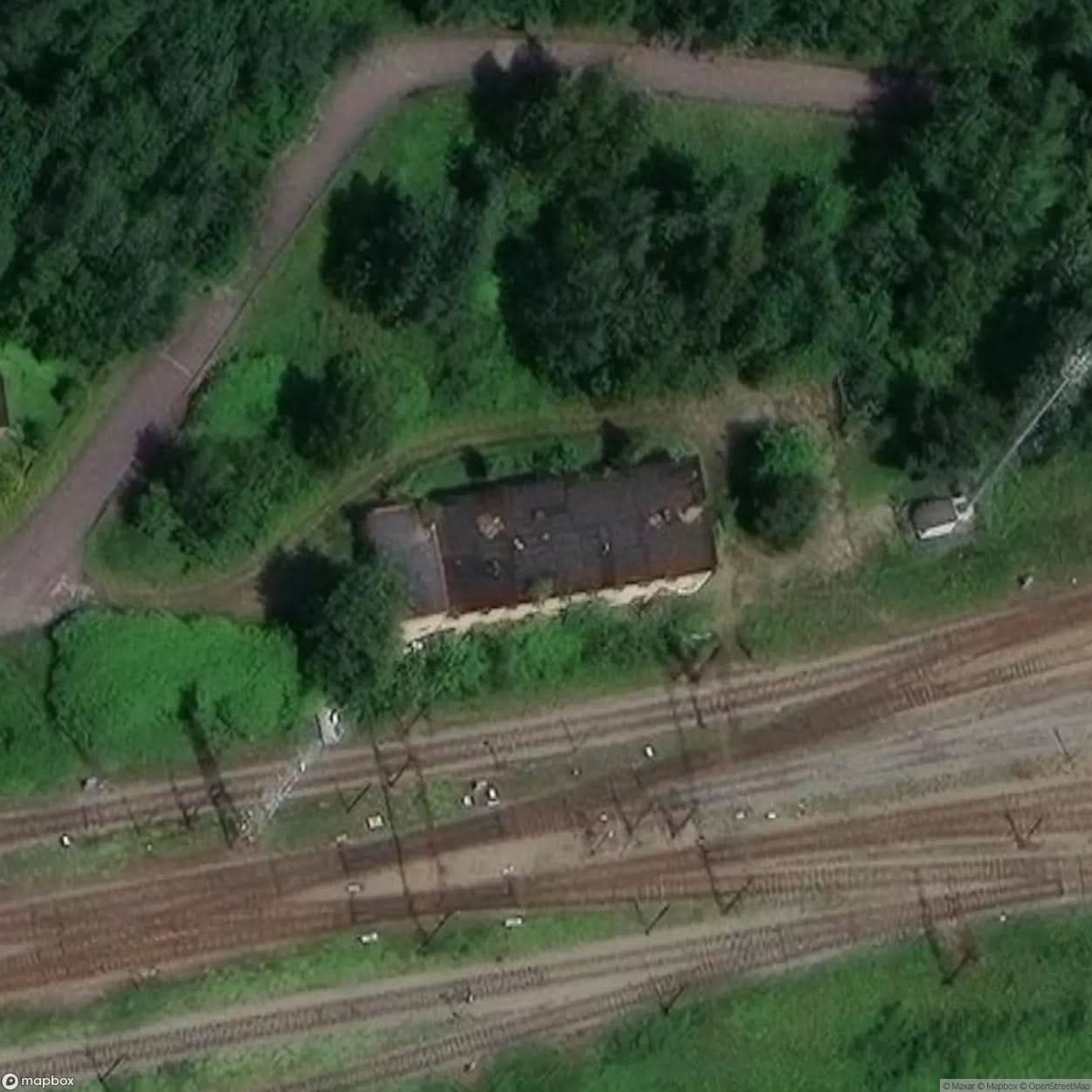 Spoorweginfrastructuur Verlaten Spoorweggebouw [POL] #29784