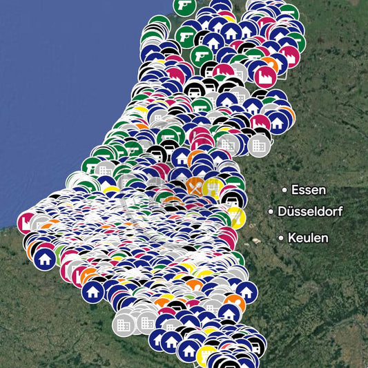 Benelux Urbex Map - 2,450+ Locations
