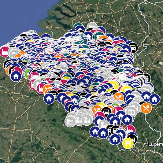Belgium Urbex Map - 1,650+ Locations