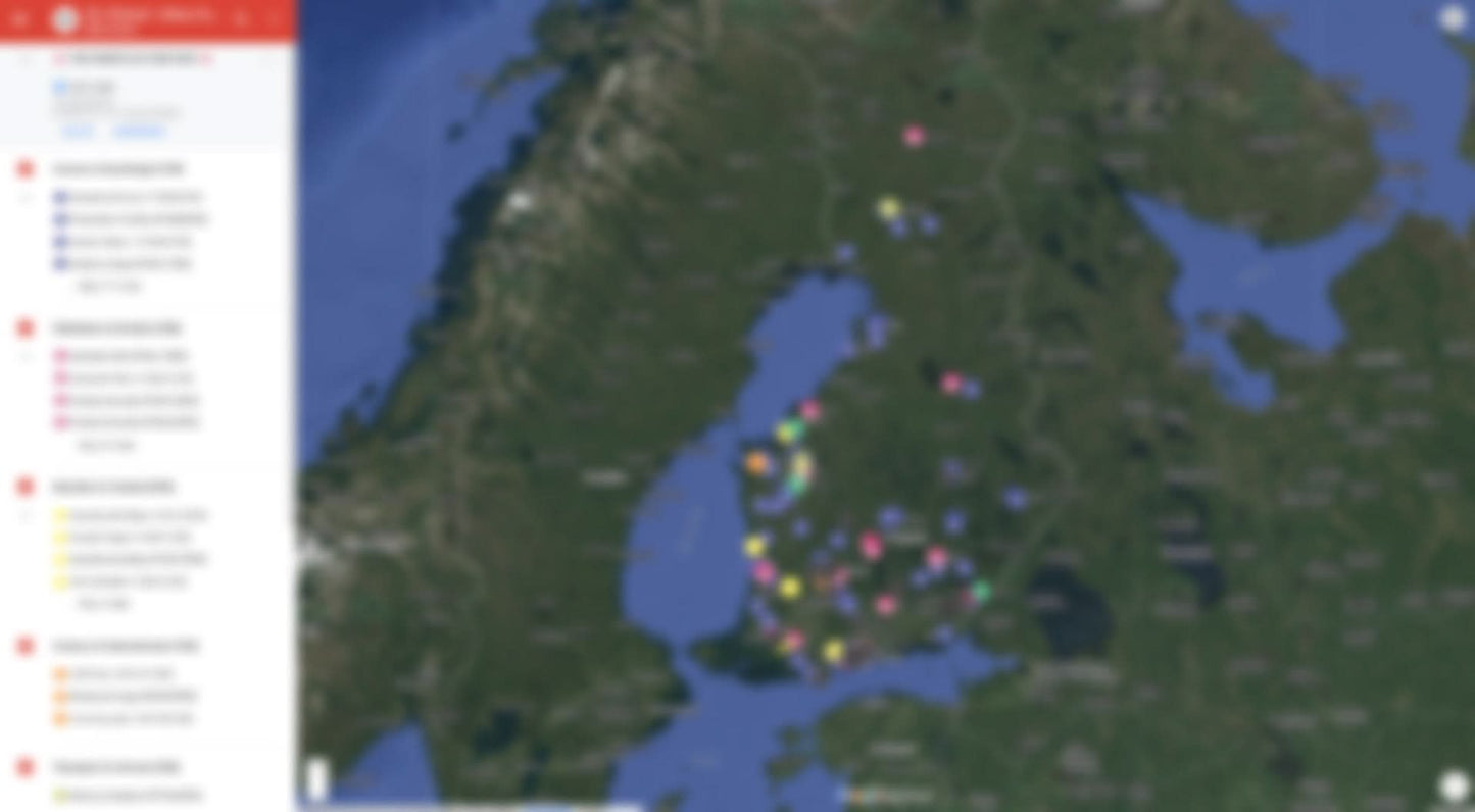 Finland Urbex Map - 250+ Locations