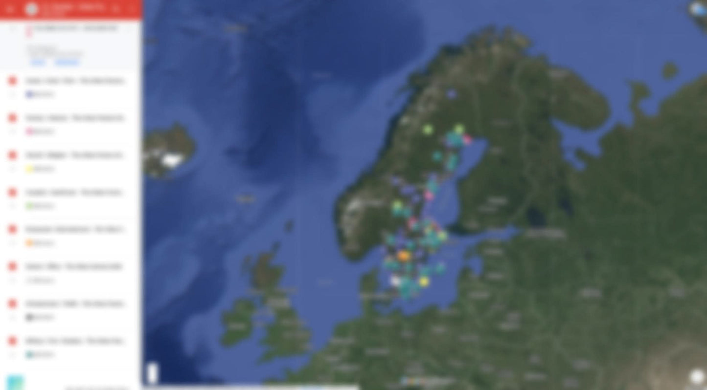 Sweden Urbex Map - 350+ Locations