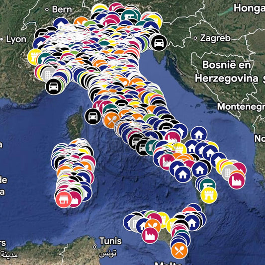 Italy Urbex Map - 1,500+ Locations