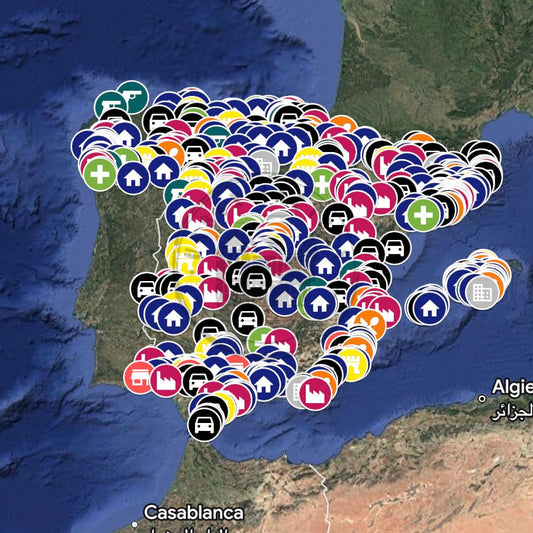 Spain Urbex Map - 750+ Locations