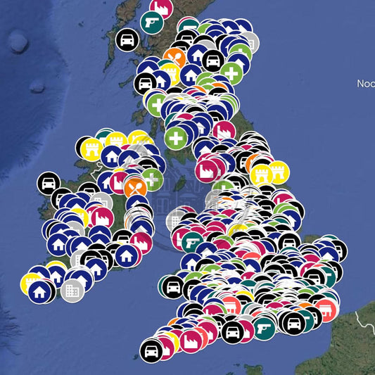 United Kingdom Urbex Map - 1,500+ Locations