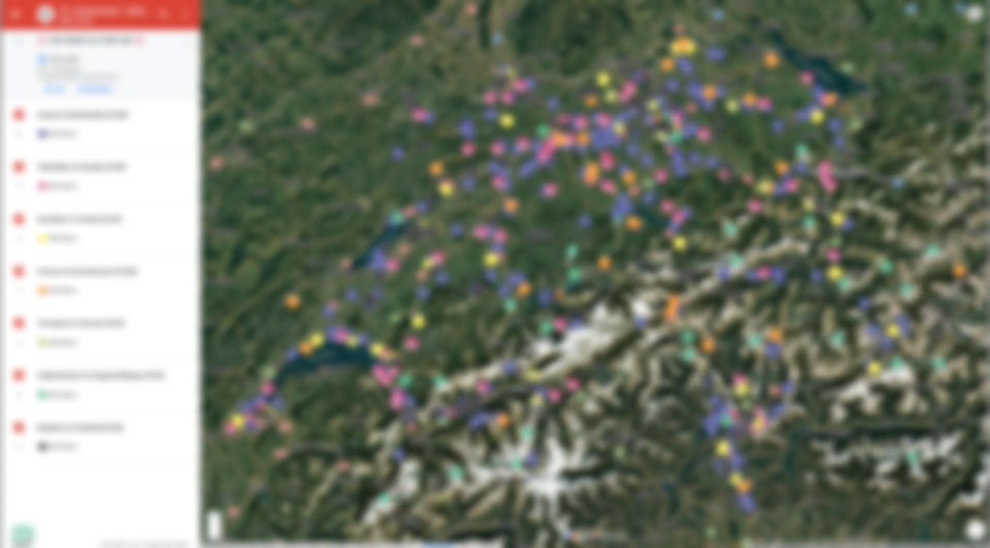 Switzerland Urbex Map - 300+ Locations
