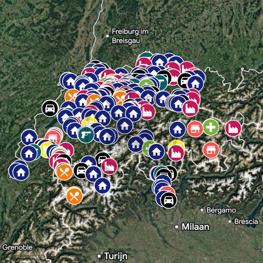 Switzerland Urbex Map - 300+ Locations